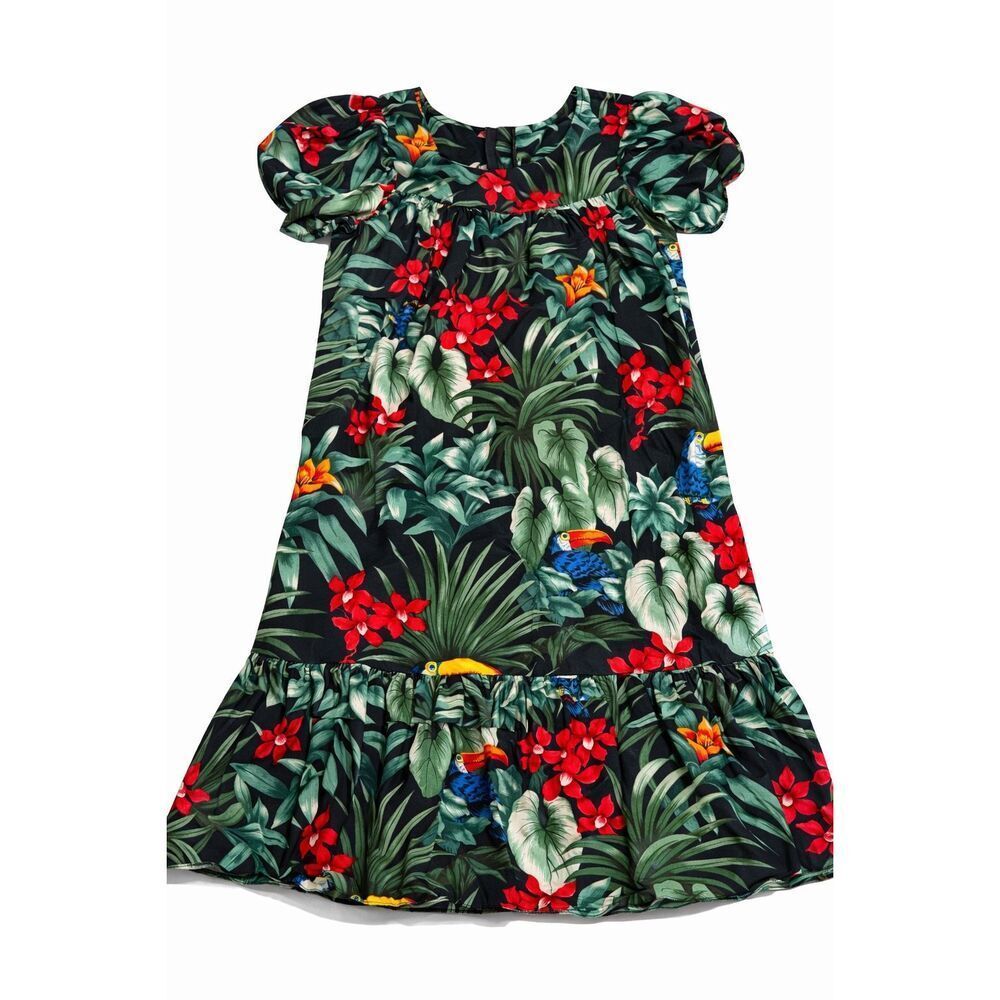 Royal Creations Hawaii RJC Floral Vintage Maxi Dress Size Medium